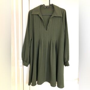 Zara Dark Green Mini Dress